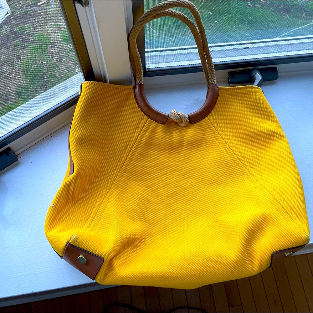 Michael Kors canvas satchel